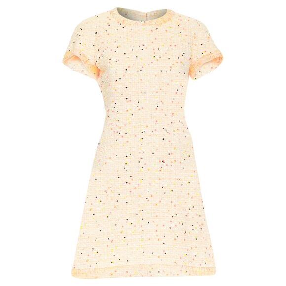 CHANEL Dresses & Skirts - Chanel speckle tweed lace dress